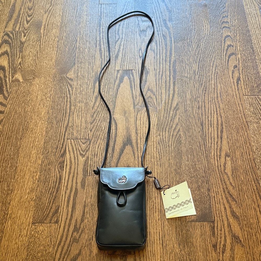 Masters Black Mini Crossbody Pouch Purse NWT